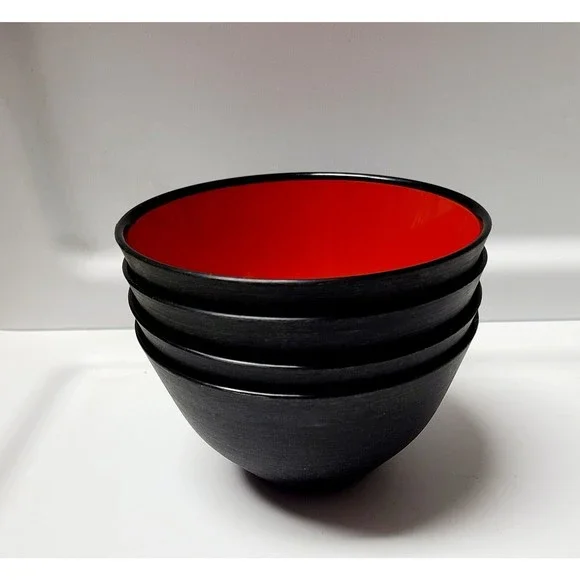 4 VTG MCM Sweden SAN-Plast Husqvarna Set Bowl Sigvard Bernadette  1960s Soup - Picture 14 of 16